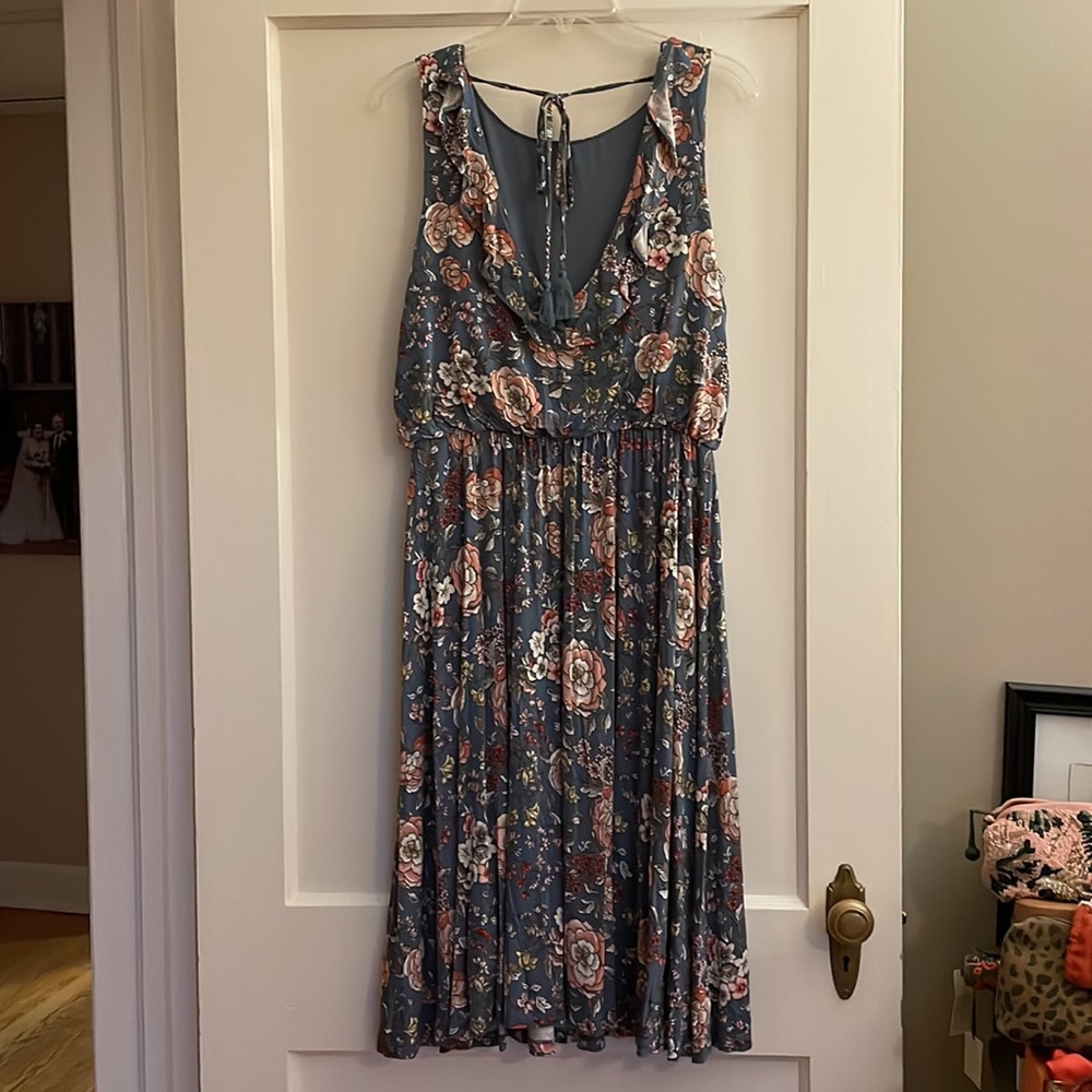 grace midi dress Grace Midi Dress Blue – Ruby Rouge Boutique
